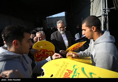 متظاهرو طهران یدینون نقل عاصمة الکیان الصهیونی الى القدس