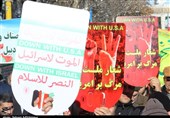 راهپیمایی نمازگزاران اردبیلی در اعتراض به تصمیم ترامپ به روایت تصویر