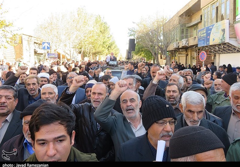 راهپیمایی ضد صهیونیستی در دامغان