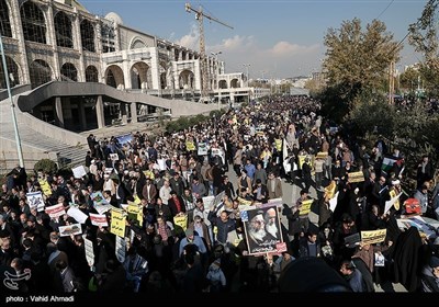 ایران بھر میں ٹرمپ کے اعلان کیخلاف مظاہرے