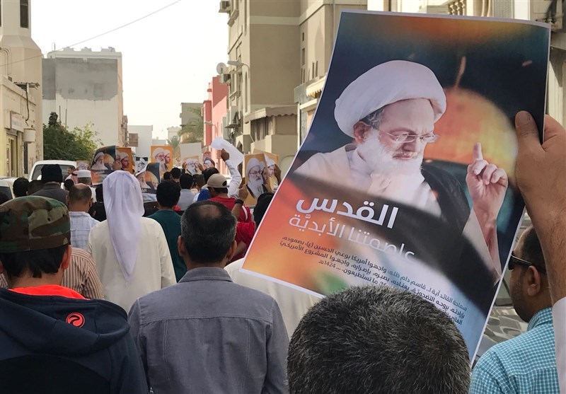 تظاهرات فی عدة مناطق بالبحرین رفضاً للقرار الأمریکی+صور