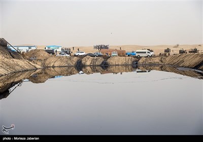 مالچ پاشی 10 هزار هکتار از شن زارهای خوزستان جهت مقابله با ریزگردها