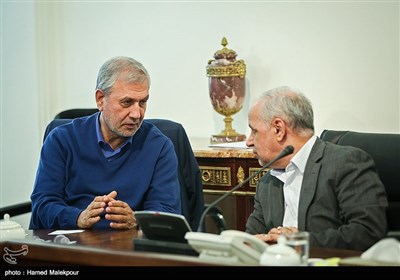 علی ربیعی وزیر تعاون، کار و رفاه اجتماعی در جلسه ستاد فرماندهی اقتصاد مقاومتی