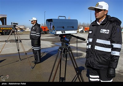 مانور طرح زمستانی پلیس راه در جاده ها-همدان