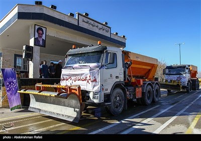 مانور طرح زمستانی پلیس راه در جاده ها-همدان