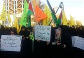 اجتماع جوانان مدافع قدس شریف در میدان فلسطین آغاز شد