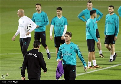 اولین تمرین تیم رئال مادرید اسپانیا در جام باشگاه های جهان 2017 ابوظبی