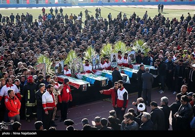 Iranian Climbers’ Funeral Procession Held in Mashhad