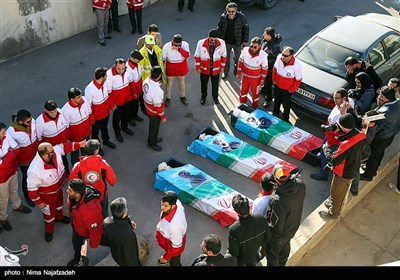 Iranian Climbers’ Funeral Procession Held in Mashhad