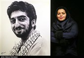 رونمایی از نقاشی شهید محسن حججی