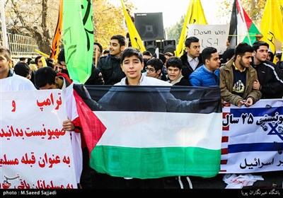 Iranian Students Protest US Quds Decision