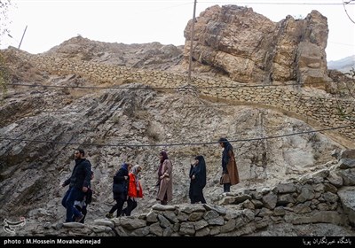 مسیر کوهپیمایی منتهی به پلنگ چال