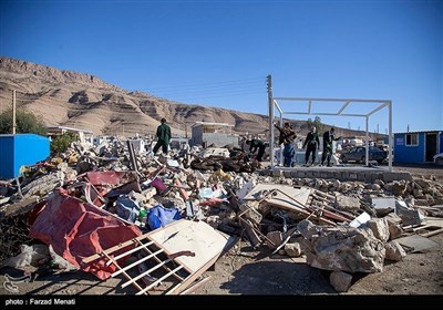 کرمانشاہ زلزلہ؛ سپاہ کی جانب سے عارضی مکانوں کی تعمیر کا آغاز