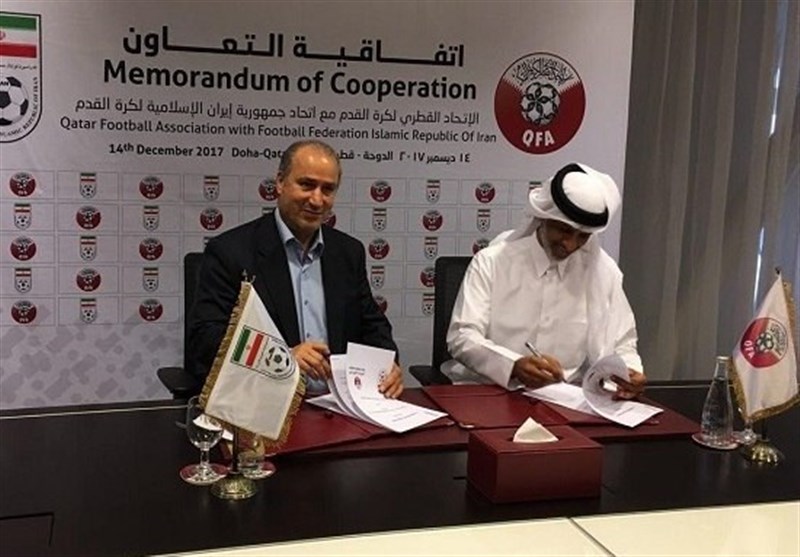 Iran, Qatar Football Federations Ink MoU