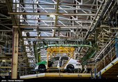 خط تولید محصولات شرکت ایران خودرو