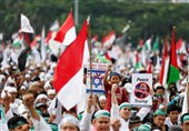 تظاهرات ده‌ها هزاران اندونزیایی علیه تصمیم ترامپ درباره بیت‌المقدس + تصاویر