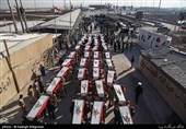 ورود پیکر 55 شهید دوران دفاع مقدس به کشور- خوزستان