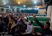 گرامیداشت 55 شهید تازه تفحص شده در معراج الشهدای اهواز