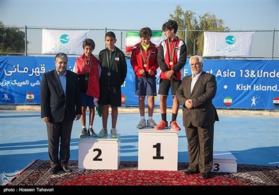 برگزاری فینال و اهدا جوایز مسابقات تنیس قهرمانی زیر 13 سال غرب آسیا در کیش