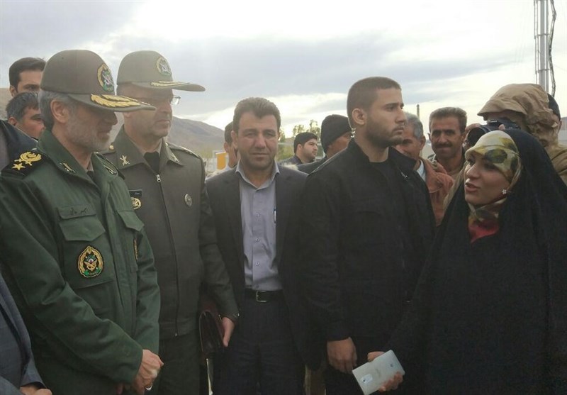 وزیر دفاع در کرمانشاه
