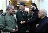 حضور سردار علی فضلی جانشین سازمان بسیج مستضعفین درمراسم بزرگداشت شهید علی خوش لفظ در همدان