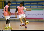 تمرین فوتسال تیم ملی هندبال