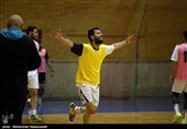 تمرین فوتسال تیم ملی هندبال