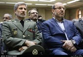 سردار حسین دهقان مشاور امور نظامی رهبرانقلاب و امیرحاتمی وزیر دفاع و امور پشتیبانی
