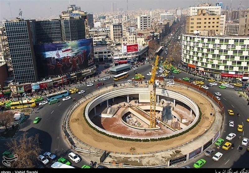 دیوارنگاره میدان ولی‌عصر(عج) دوباره تغییر کرد +عکس