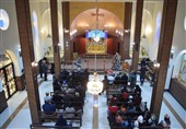 جشن میلاد حضرت مسیح(ع) در کلیسای مارشمعون اهواز برگزار شد + عکس