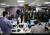 حضور فرمانده سپاه حفاظت هواپیمایی در خبرگزاری تسنیم