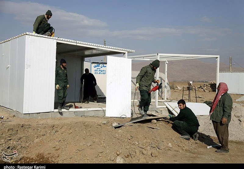 رضایت‌مندی مردم مناطق زلزله‌زده کرمانشاه از خدمات سپاه کردستان