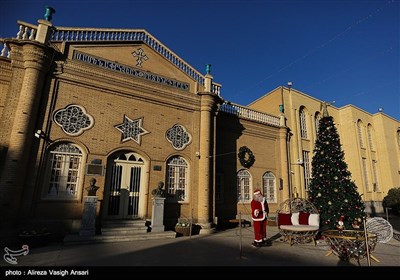 محله جلفای اصفهان در آستانه سال نو میلادی