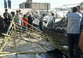 ‌10 چادر در مناطق زلزله‌زده ‌کرمانشاه دچار حریق شد‌