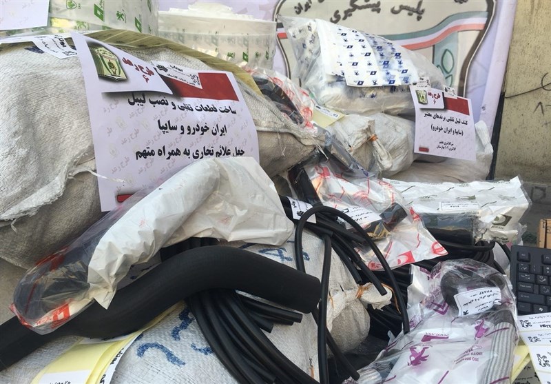 تهران| 7500 قطعه انواع لوازم یدکی احتکاری در انبارهای شهرری کشف شد