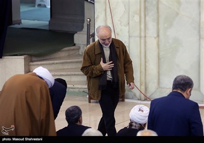 علی‌اکبر صالحی رئیس سازمان انرژی اتمی در نماز جمعه تهران