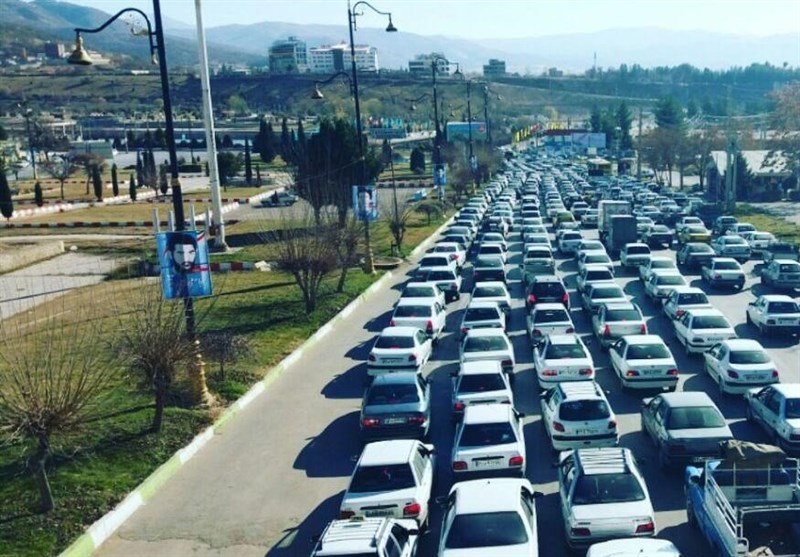 وضعیت ترافیکی ‌شهر یاسوج زیبنده نیست