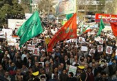 تجمع بزرگ مردم اصفهان در گرامیداشت حماسه 9 دی برگزار شد