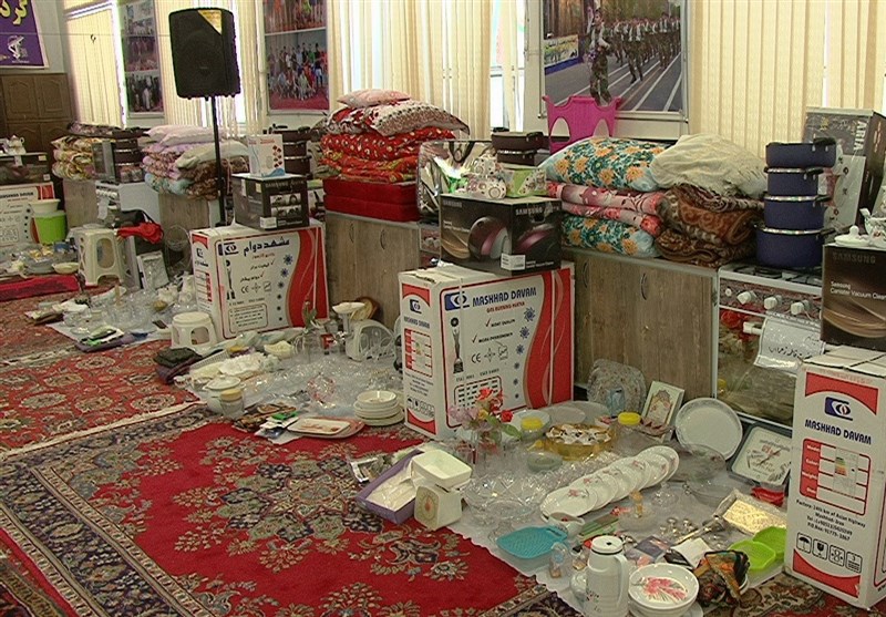 هشتمین نمایشگاه ملزومات جهیزیه در اردبیل گشایش یافت