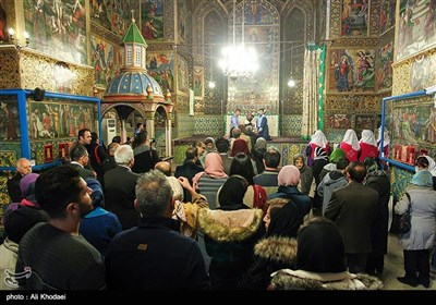 Iranian Christians Celebrate New Year at Vank Cathedral in Isfahan
