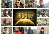 جزئیاتی از 172 شهید مقاومت لبنان در سال 2017 میلادی+عکس