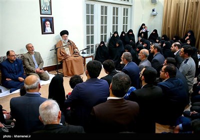 دیدار جمعی از خانواده‌های شهدا با رهبر معظم انقلاب