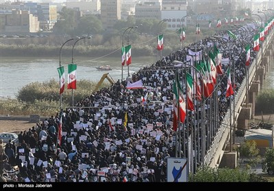 راهپیمایی عظیم شکوه وحدت در اهواز