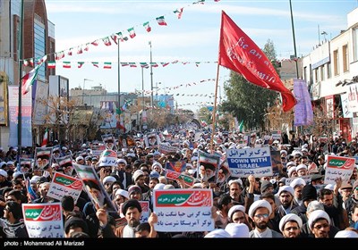 راهپیمایی مردم قم در محکومیت اغتشاشات اخیر