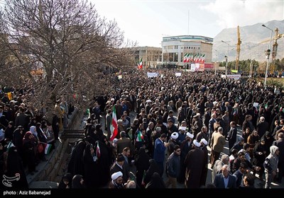 راهپیمایی در محکومیت اغتشاشات اخیر - لرستان