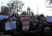 راهپیمایی مردم همدان در محکومیت اغتشاشات اخیر