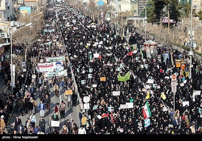 راهپیمایی مردم مشهد در محکومیت اغتشاشات اخیر