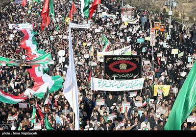 راهپیمایی مردم مشهد در محکومیت اغتشاشات اخیر