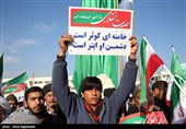 راهپیمایی مردم مشهد در محکومیت اغتشاشات اخیر