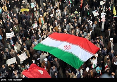 راهپیمایی در محکومیت اغتشاشات اخیر - مشهد